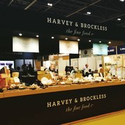 Harvey & Brockless fine food stand
